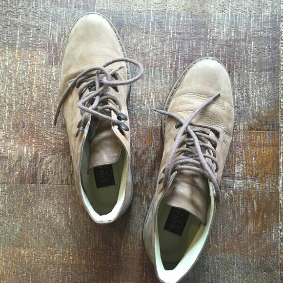 Vintage Cole Haan Country Chukka Ankle Boot Womans 6.5 M Brown Suede Lace Up - Picture 8 of 10